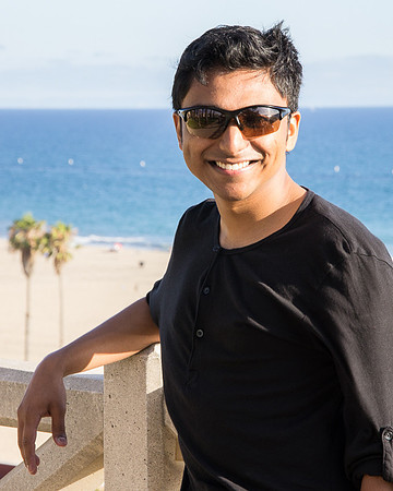 Nitish at the Beach