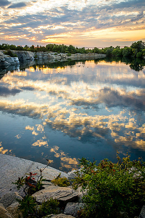 Halibut Point Quarry Sunset #1