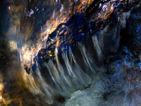 Rock Ledge in Mountain Stream