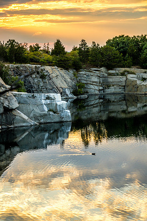 Halibut Point Quarry Sunset #2
